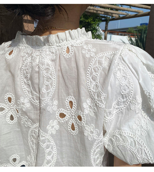 Sara luxurious embroidery blouse