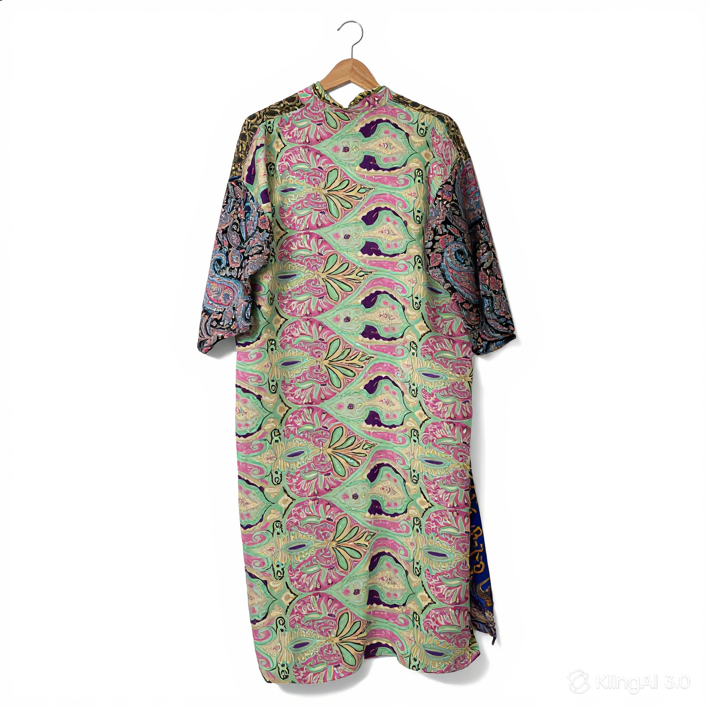 Jaipur Kimono – Blå/Grön